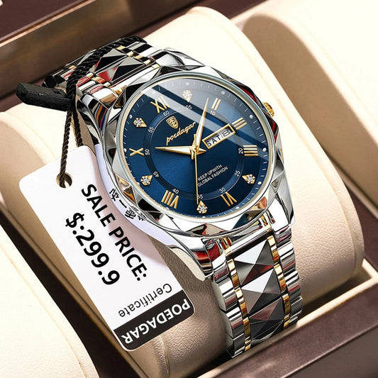 🎁New Year 49% OFF⏳Waterproof Man Wristwatch With Luminous