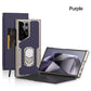 Fashion Flip Ring Stand Phone Case with Card Holder