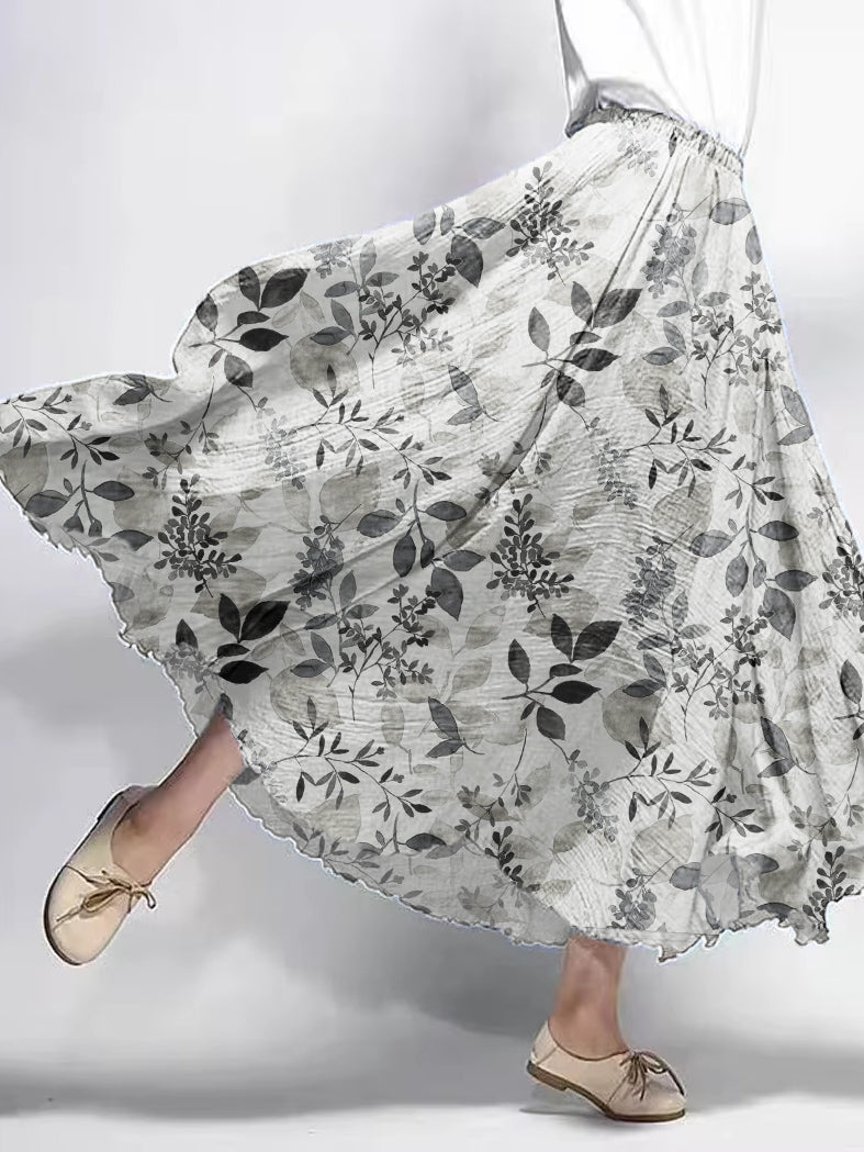 Women's Vintage Floral Printed Cotton Dresses