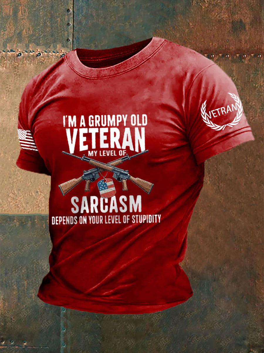 Men's Veteran Short-sleeved T-shirt