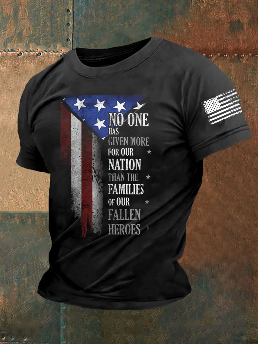 Men's Fallen Hero Families S hort Sleeves T-shirt