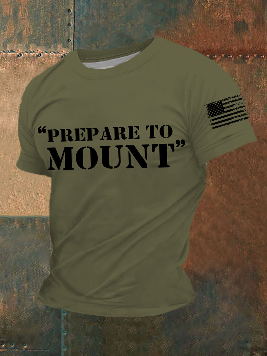 Men's Prepare To Mount short sleeves t-shirt