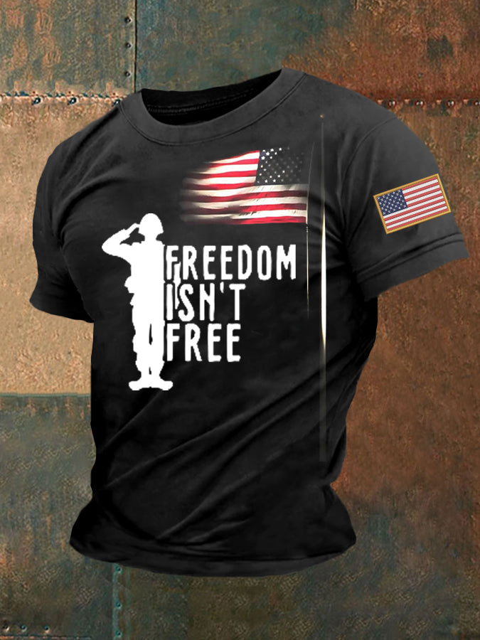 Men's Memorial Day Freedom Isn't Free Sshort sleeves T-shirt