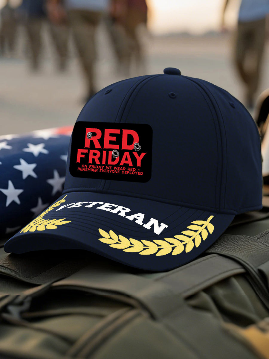 Unisex Veteran Design Print Hat