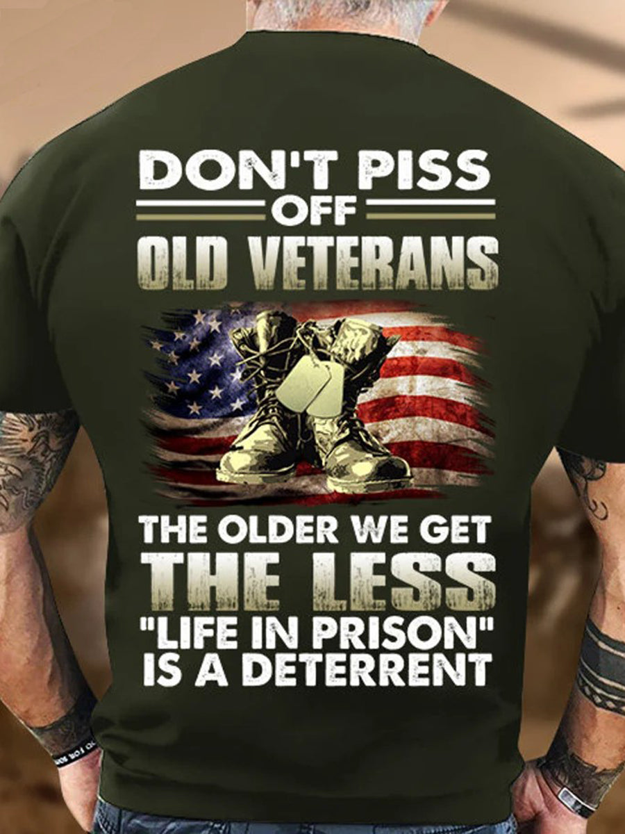 Men's US Veteran short sleeves t-shirt