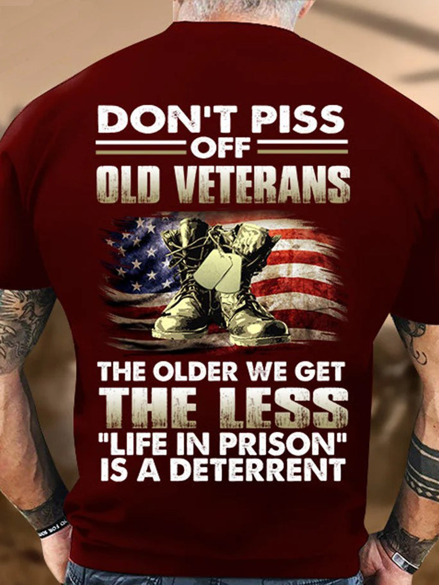 Men's US Veteran short sleeves t-shirt