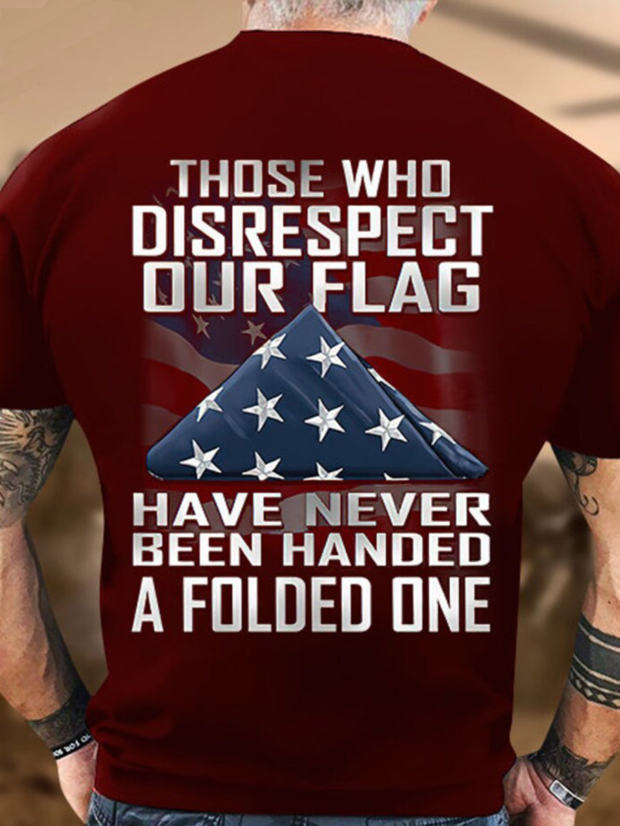 Men's Proudly Served Veteran short sleeves t-shirt
