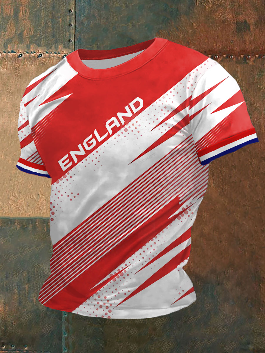 Men's England Casual Tee
