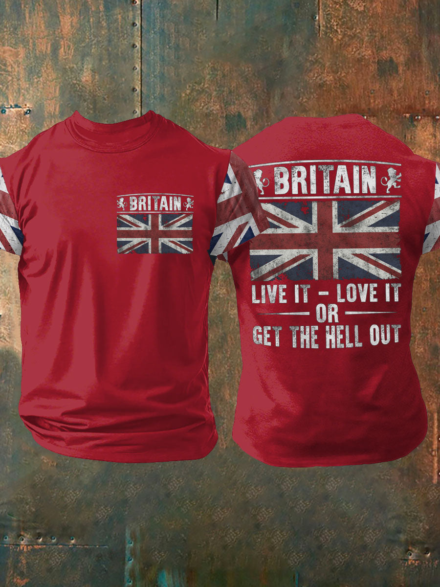 Men's British Proud Printed T-shirt