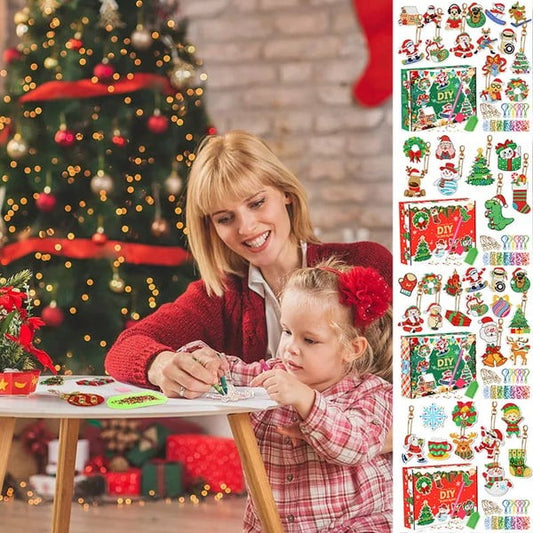 New Design Christmas Diy Painting Sticker Kit