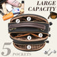 2024 Classic Multi-function Compartment Leather Crossbody Bag