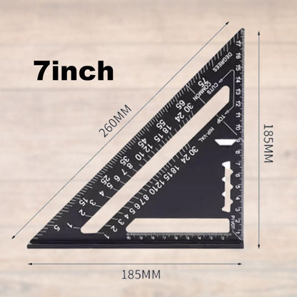 Woodworking Triangle Ruler 7-12-inch