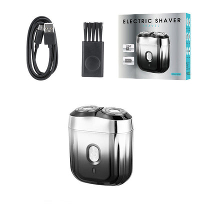 Mini Magnetism Dual Head Waterproof Electric Razor