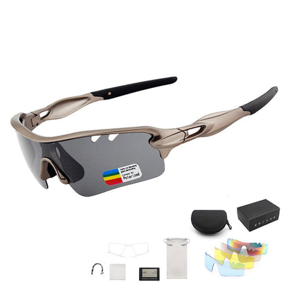 Sports Cycling Polarized Goggles Set for Men & Women