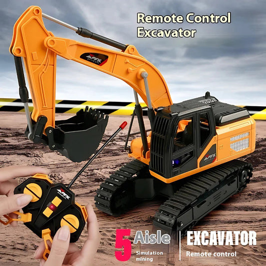 Rechargeable Remote Control Construction Vehicle Toy