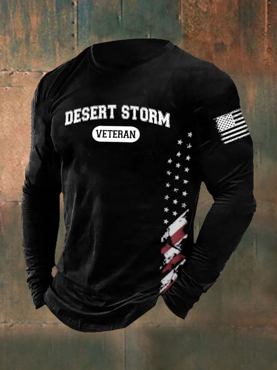 Men's Desert Storm Veteran Long Sleeve T-shirt