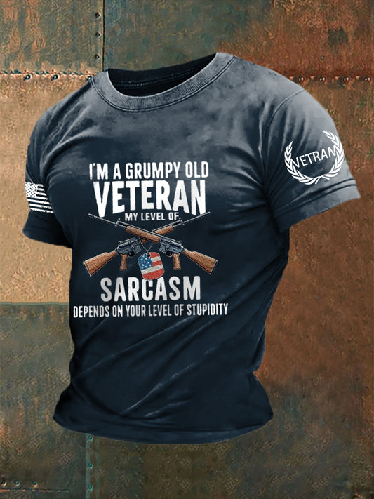Men's Veteran Short-sleeved T-shirt