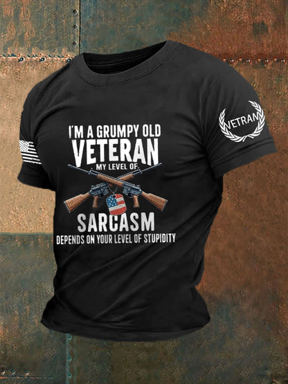 Men's Veteran Short-sleeved T-shirt