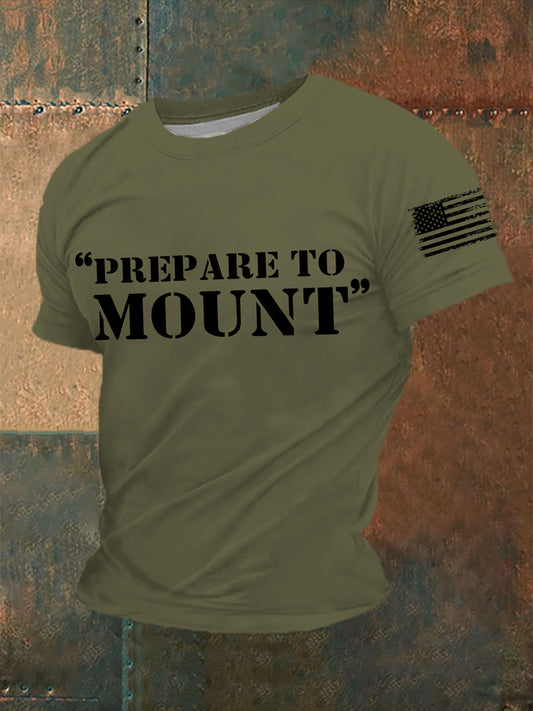 Men's Prepare To Mount short sleeves t-shirt