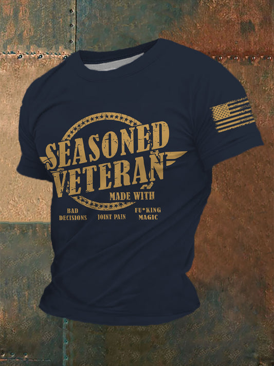 Men's Seasoned Veteran short sleeves t-shirt