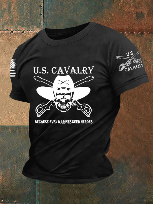 Men's U.S.Cavalry Short-sleeved T-shirt