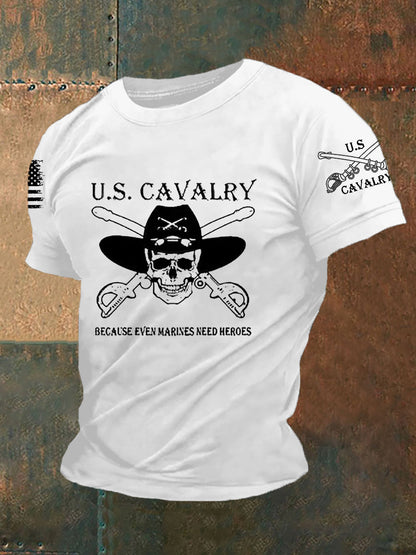 Men's U.S.Cavalry Short-sleeved T-shirt