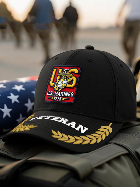 Unisex  U.S. Marines Veteran Pride And Strength Print Hat