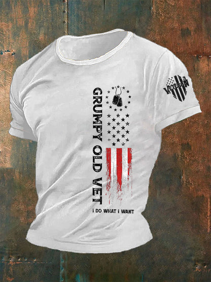 Men's Grumpy Old Vet I Do What I Want T-shirt
