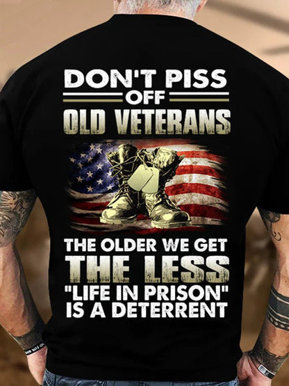 Men's US Veteran short sleeves t-shirt