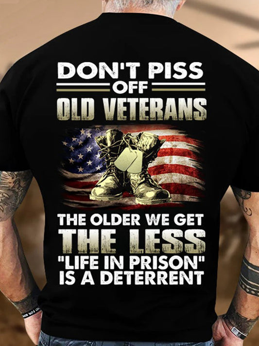 Men's US Veteran short sleeves t-shirt