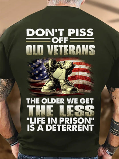 Men's US Veteran short sleeves t-shirt