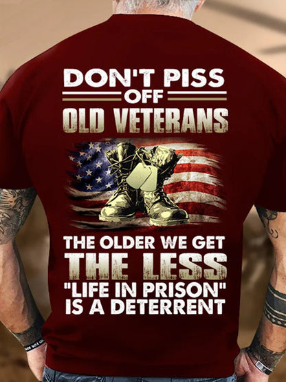 Men's US Veteran short sleeves t-shirt