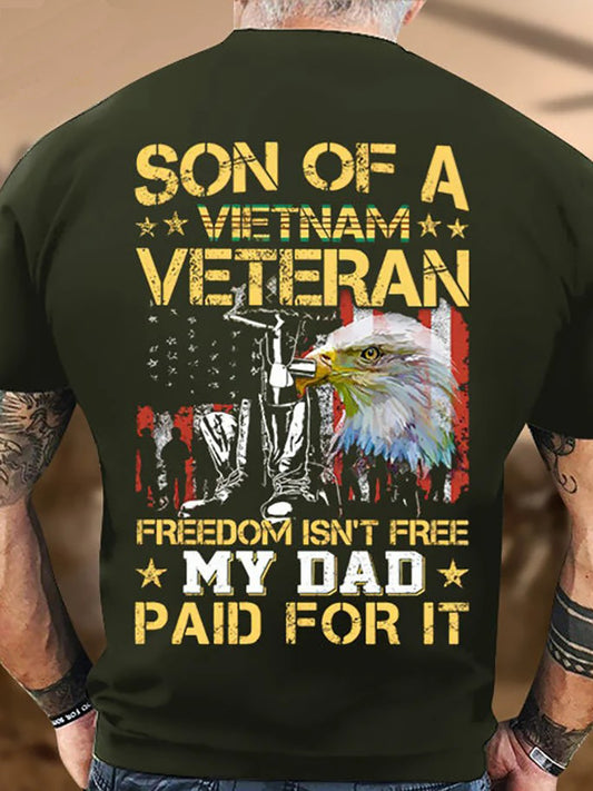Men's US Veteran short sleeves t-shirt