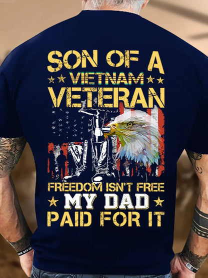 Men's US Veteran short sleeves t-shirt