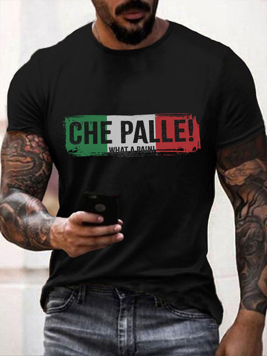 Men's Italian "What a pain!" T-shirt