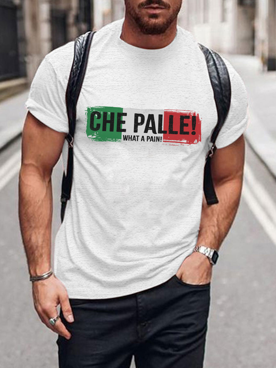 Men's Italian "What a pain!" T-shirt