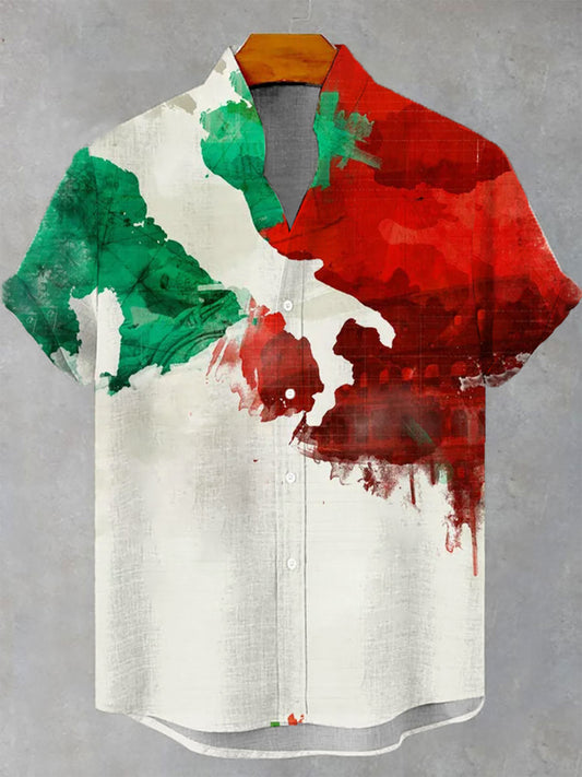 Men's Italy short-sleeved shirt