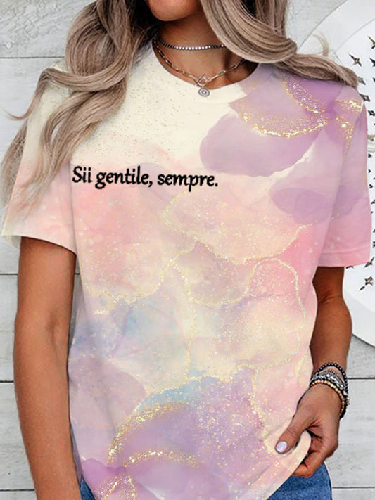 Women's Italian "Always Be Kind." T-Shirt
