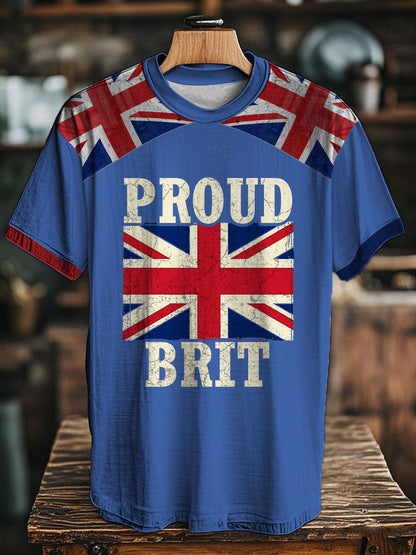 Unisex British Proud Printed T-shirt