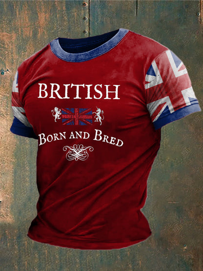 Men's British Born And Bred Printed T-shirt