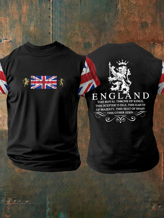 Men's British Shakespeare Printed T-shirt